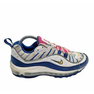 Nike Air Max 98 Sneakers GS White Blue BV4872-101 Youth‎ Size 7Y